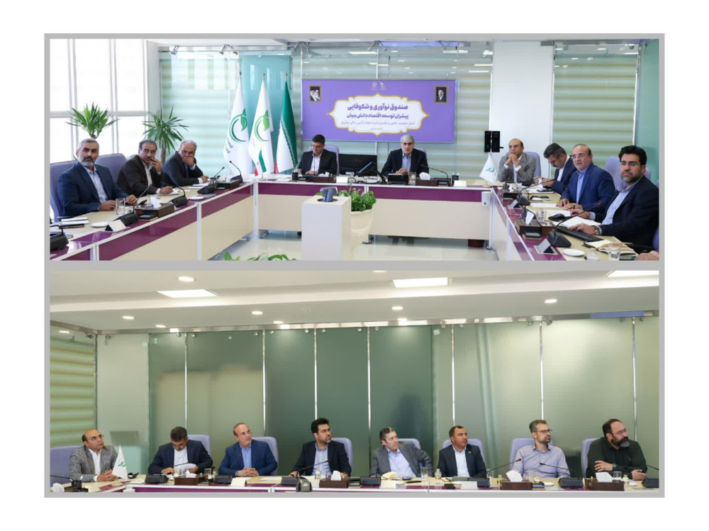 بررسی راه کارهای تامین مالی شرکت‌های فناور و دانش بنیان و طرح های راهبردی استان در نشست مشترک با حضور استاندار و مدیرعامل صندوق نوآوری و شکوفایی کشور